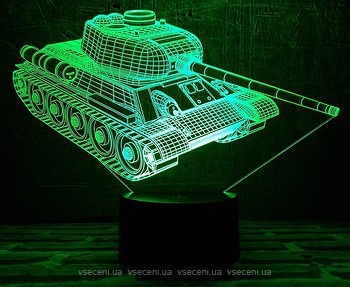 Фото 3D Toys Lamp Танк