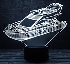 Фото 3D Toys Lamp Яхта