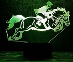 Фото 3D Toys Lamp Конный спорт