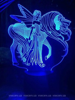 Фото 3D Toys Lamp Эльф и Единорог