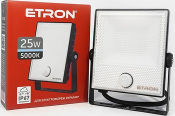 Фото Etron Spotlight 25W 5000K с датчиком движения (1-ESP-224)