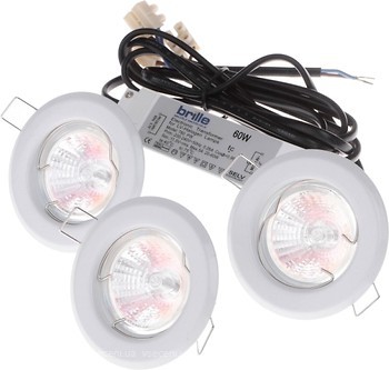 Фото Brille SET 1/HDL-S 02 WH 3x20W W/T (163442)