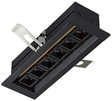 Фото Skarlat RSL74165 6x1W 4000K BK+GD (32266)