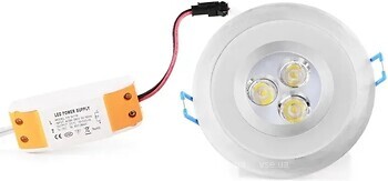 Фото Brille LED-103A/3W CW+2W Green 60 (l60-010)