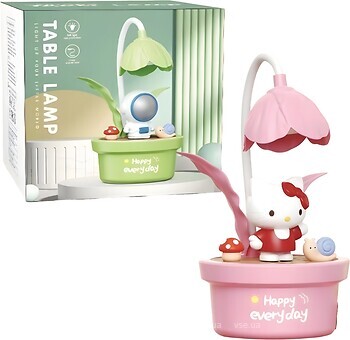 Фото Happy Hello Kitty Цветочный горшок Розовый (351E)