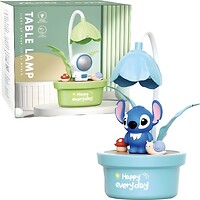 Фото Happy Стич Цветочный горшок Голубой (351B)