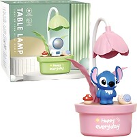Фото Happy Стич Цветочный горшок Розовый (351B)