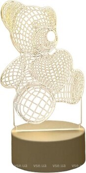 Фото Infinity 3D Note Board Creative LED Night Light Мишка