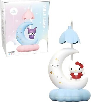 Фото Happy Hello Kitty Месяц Голубая (352E)