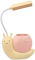 Фото Kids Design Desk Lamp NO.904 Snail 400 mAh Yellow/Pink