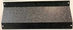 Фото ДомОк Ламель жалюзи 0.6 мм черный (9005) матовый двухсторонний