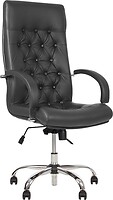 Фото Nowy Styl Fidel Lux Steel Tilt CHR68 кожа