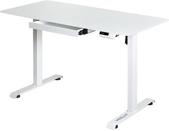 Фото Mealux PowerDesk Glass White (EVO-201 Glass/White)