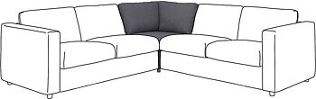 Фото IKEA Vimle секция угловая 893.925.42