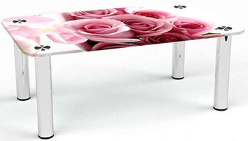 Фото БЦ-Стол Прямоугольный Pink Roses 700x430x450