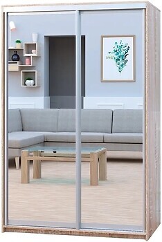 Фото Garant-NV Шкаф-купе 2Д Зеркало 1400x600x2400