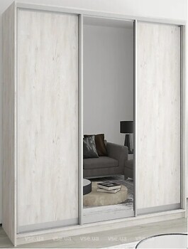 Фото Mebel Star Комбо AL 2ДСП/Зеркало 1800x600x2100