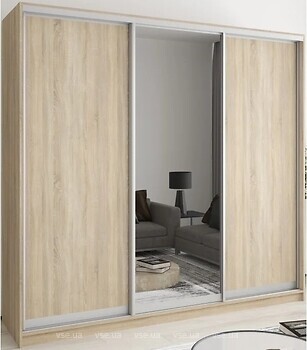 Фото Mebel Star Стандарт AL 2ДСП/Зеркало 2200x450x2100