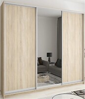 Фото Mebel Star Уни AL 2ДСП/Зеркало 2600x450x2400