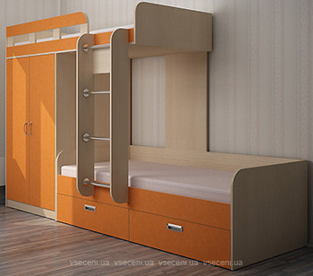 Фото Nisma Кровать-чердак с двумя спальными местами