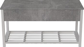 Фото Ferrum-decor Дрейк 1 550x1000x400 белый/бетон (FRD-103058/DRE0014)