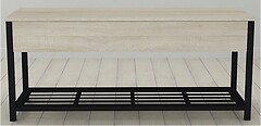Фото Ferrum-decor Дрейк 1 550x1000x400 черный/сонома (FRD-103048/DRE0004)