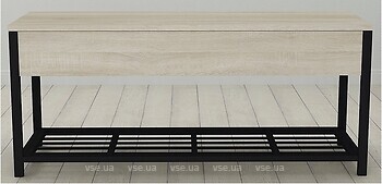 Фото Ferrum-decor Дрейк 1 550x1000x400 черный/сонома (FRD-103048/DRE0004)