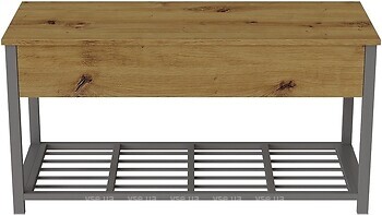 Фото Ferrum-decor Дрейк 1 550x1000x400 серый/артизан (FRD-103064/DRE0020)