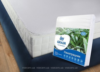 Фото SleepCare Наматрасник Easy Grain Waterproof резинки по углам 60x140