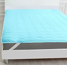 Фото MirSon Наматрасник Eco Light EcoSilk White №1713 Blue 150x200