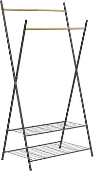Фото Casa Si Garment Rack Bamboo Black (CS92309W04)
