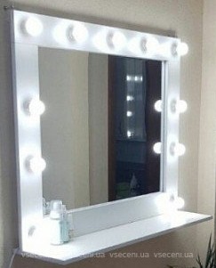 Фото Mirror Rika Навесное зеркало с полочкой 80x60