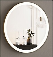 Фото StudioGlass Yamato Gold Iron Mirror 50x50