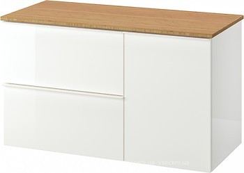 Фото IKEA Godmorgon/Tolken белый/бамбук (792.952.64)