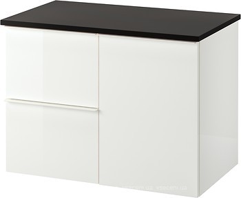 Фото IKEA Godmorgon/Tolken белый/антрацит (192.952.24)