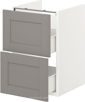 Фото IKEA Enhet серый/белый (293.210.48)