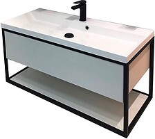 Фото Fancy Marble Mar под умывальник Signe 100 белый/черный