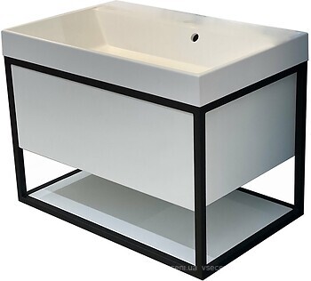 Фото Fancy Marble Mar под умывальник Signe 70 белый/черный