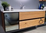 Фото Fancy Marble Meloria под умывальник Margo 150 коричневый/черный