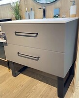 Фото Fancy Marble Messi под умывальник Mikaela 90 серый