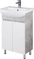 Фото Мойдодыр Осло Loft 50 бетон/белый матовый
