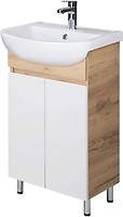 Фото Мойдодыр Осло Wood 50 дуб крафт/белый матовый