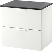 Фото IKEA Godmorgon/Tolken белый/черный (694.825.29)