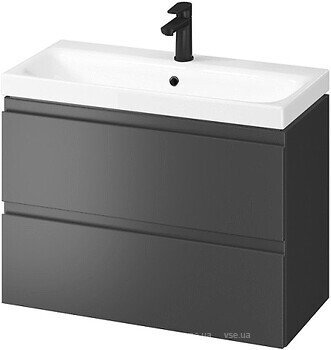 Фото Cersanit Moduo Slim Cet под умывальник Moduo 80 антрацит (S590-089)
