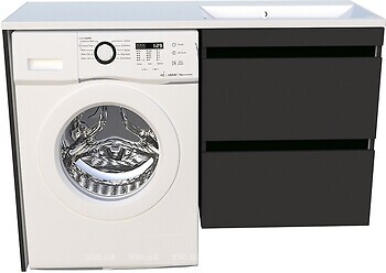 Фото Fancy Marble Jamaica-2 1250 R/L New без умывальника графит