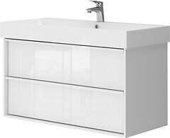 Фото Ювента Quadra Qd-100 белая глянцевая