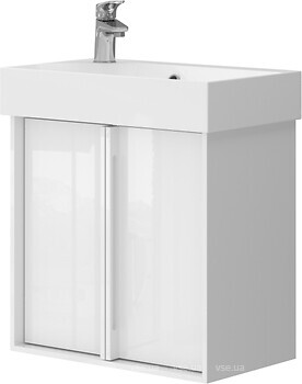 Фото Ювента Quadra Qd-55 белая глянцевая
