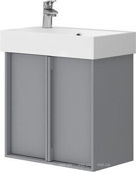 Фото Ювента Quadra Qd-55 серая матовая