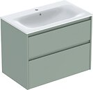 Фото Geberit Selnova Square Slim Rim шалфейно-зеленый матовый (504.139.IK.1)