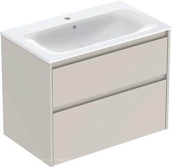 Фото Geberit Selnova Square Slim Rim песочно-серый (504.139.DB.1)